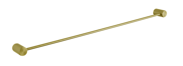 Bayou Fluted Towel Rail - Brushed Brass