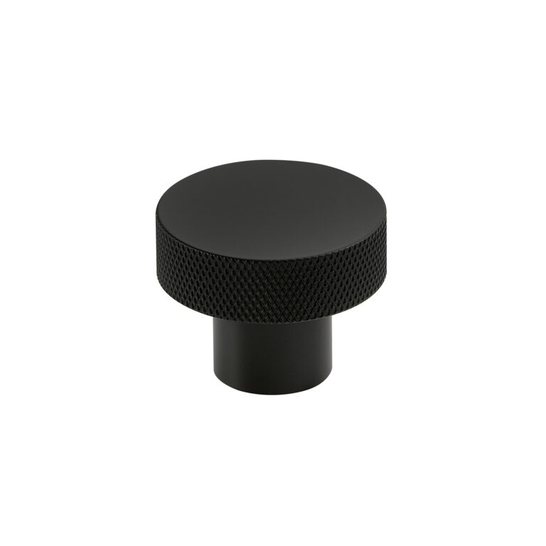 Bayou Knurled Round 42mm - Matt Black 1