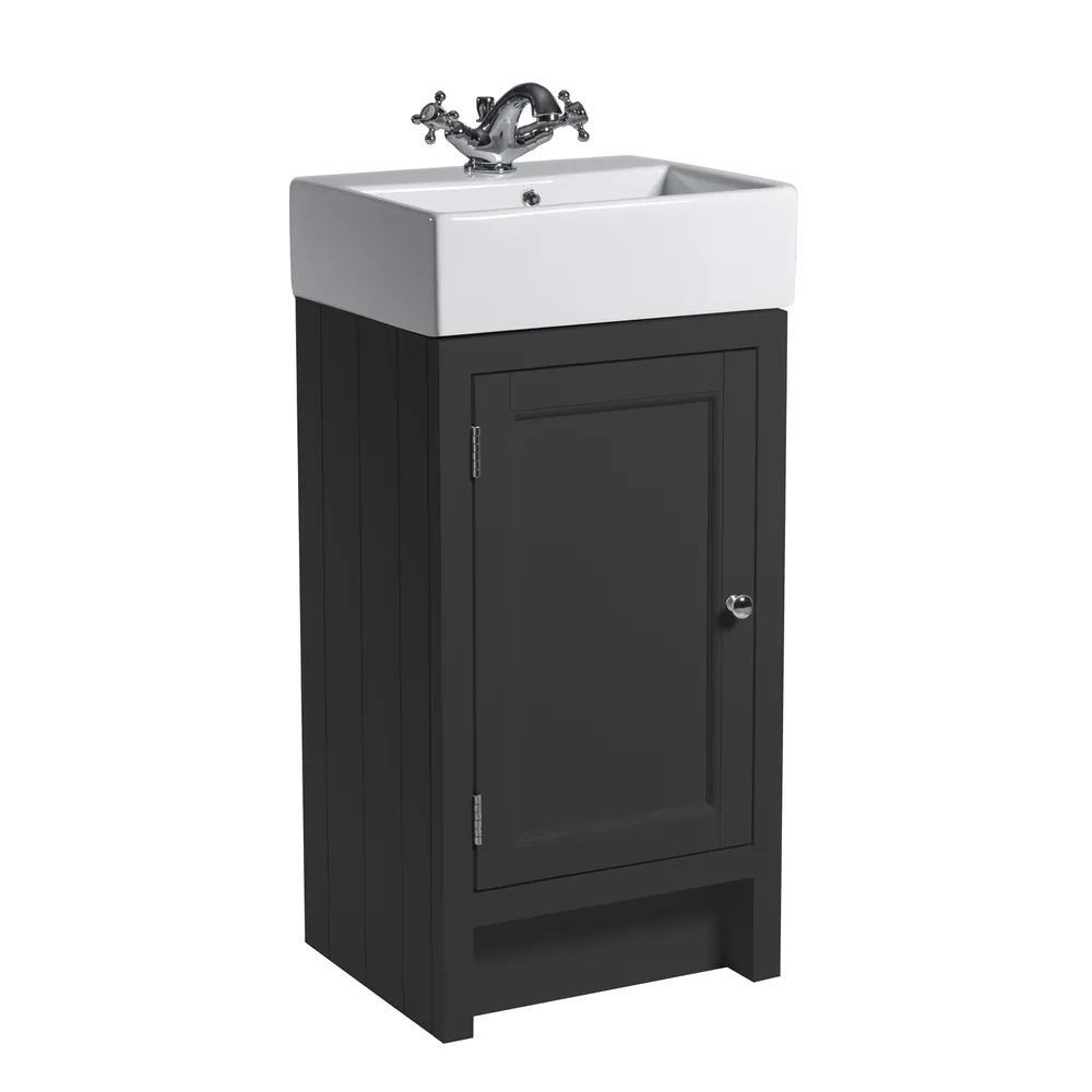 Roper Rhodes 400mm Hampton Vanity Unit - Matt Black