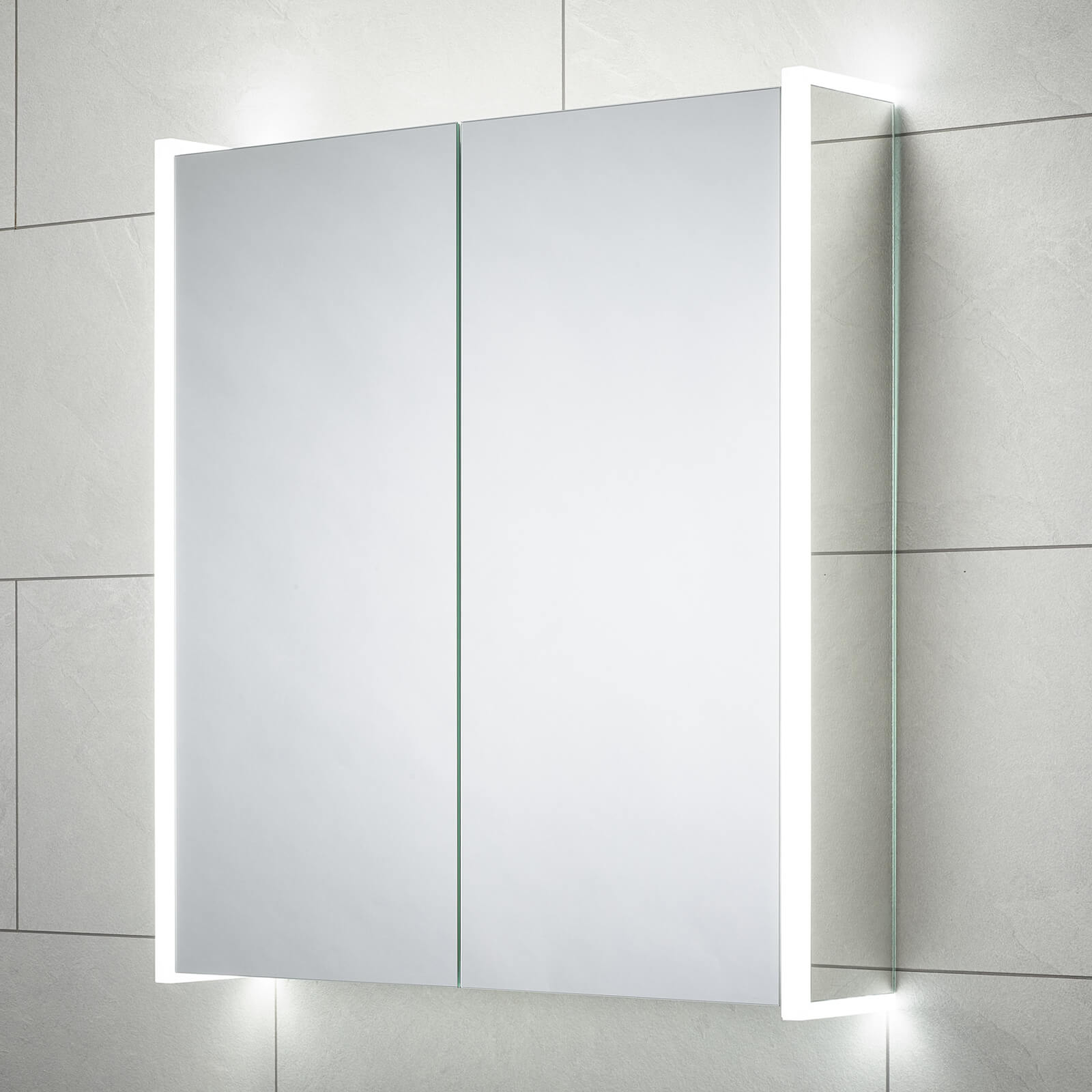 Sensio Ainsley Double Door Led Mirror Cabinet