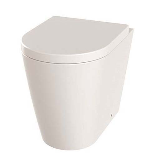 Bayou Lab Rimless Back To Wall Wc Pan - White