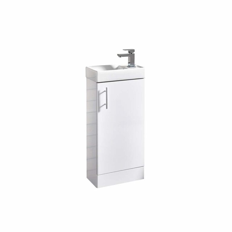Bayou Lanza Cloakroom Vanity Floor Mounted - White