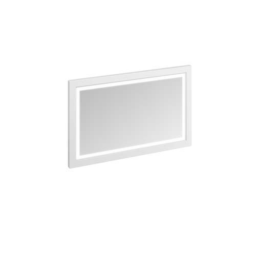 Burlington Illuminated Framed Mirror 120 x 75cm with Led Illumination & Infra-Red Switch Ip44 - Matt White 8