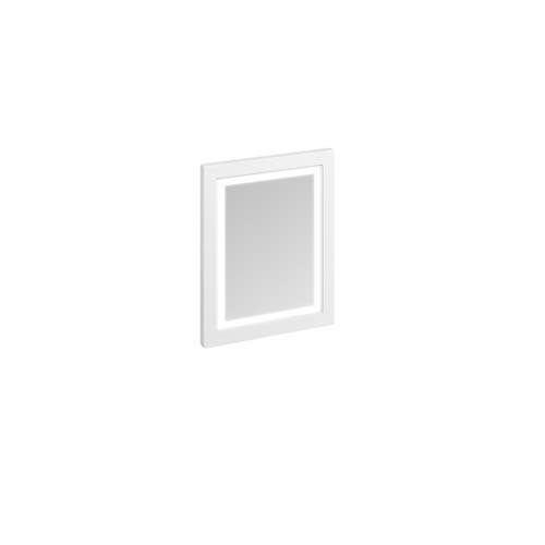 Burlington Illuminated Framed Mirror 60 x 75cm with Led Illumination & Infra-Red Switch Ip44 - Matt White 1