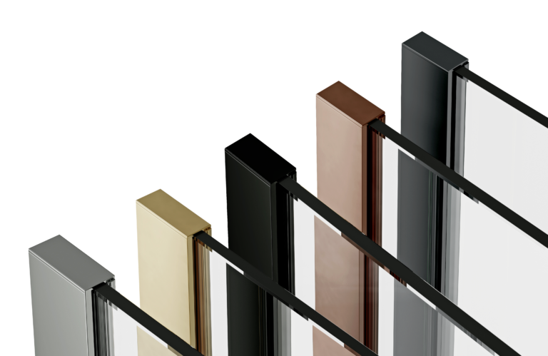 Bayou Minos Wall Profile & Stabilising Bar Pack - Brushed Brass