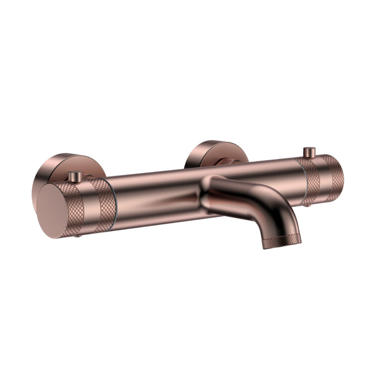 Bayou Wall Mounted Bath Filler - Brushed Bronze