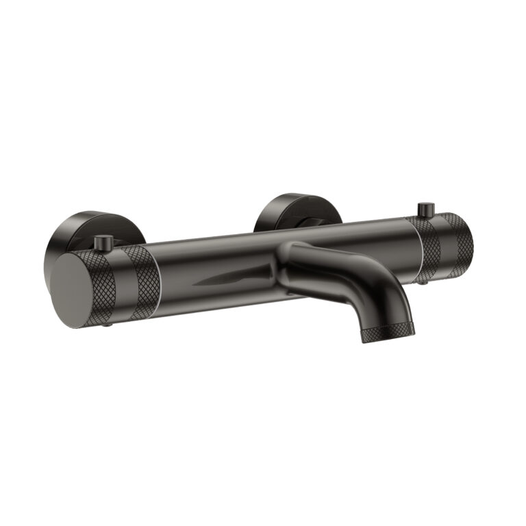 Bayou Wall Mounted Bath Filler - Gunmetal