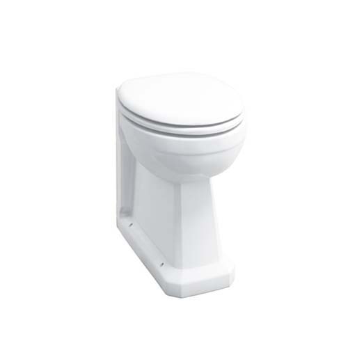 Burlington Regal Back To Wall Wc Pan Raised Height 485cm - White