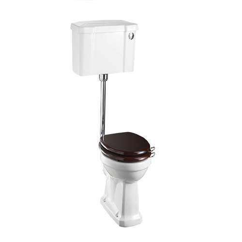 Burlington Low Level Wc Pan with Horizontal Outlet - White