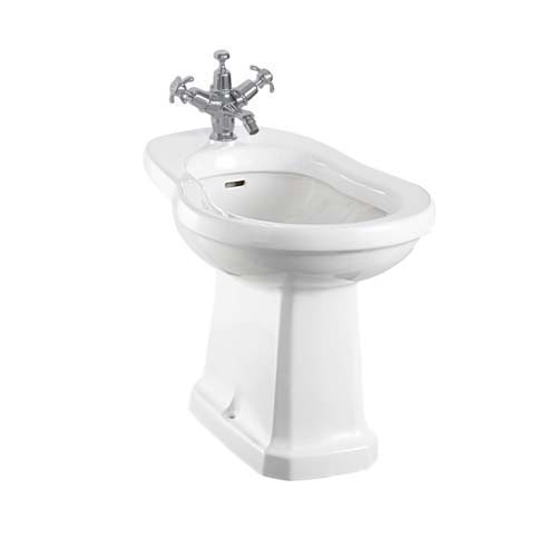 Burlington Bidet 39 x 56cm One Tap Hole - White