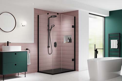 Kudos 800mm 760mm-800mm Right Hand - Matt Black