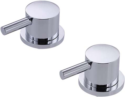 Bayou Pin Lux Deck Mounted Side Valves - Chrome 8