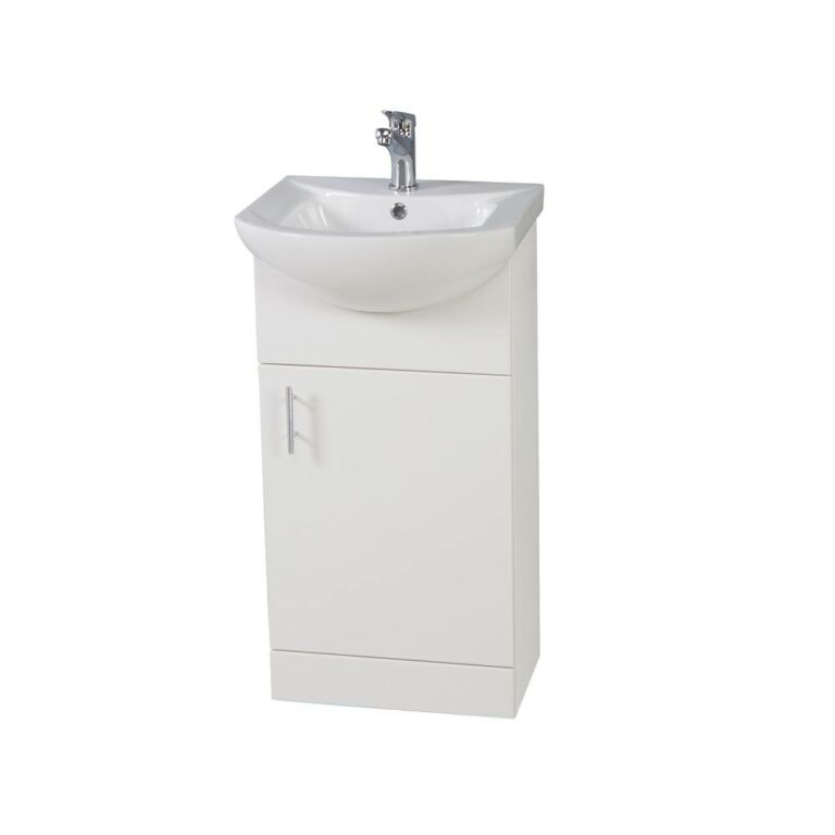 Bayou Lanza 450mm Basin Unit - White