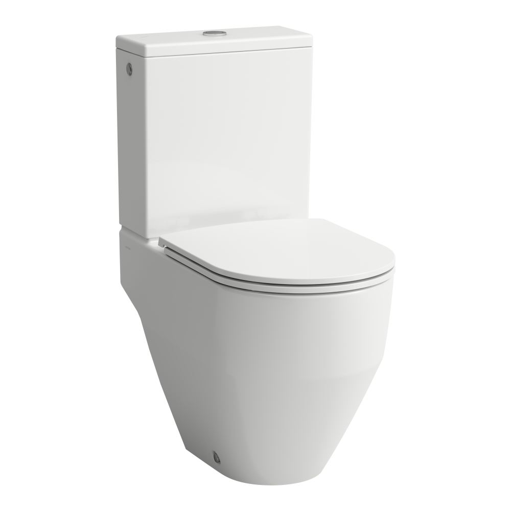 Laufen Pro Close Coupled Pan Fully Open Back - White 3