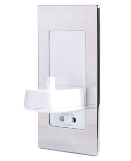 ProofVision TBCharge Faceplate Only for PV11 & PV12 Toothbrush Charger - Chrome 7