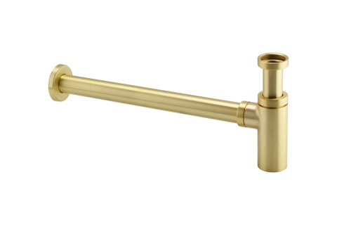 Bayou Round Bottle Trap - Brushed Brass