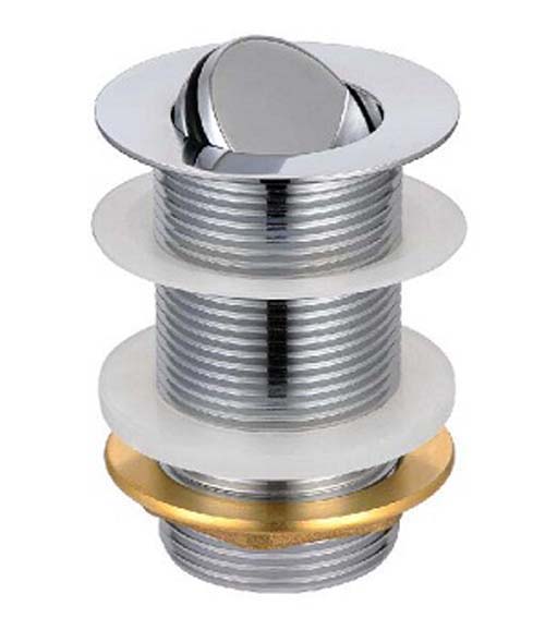 Bayou Flip Basin Waste Slotted Flip Waste - Chrome