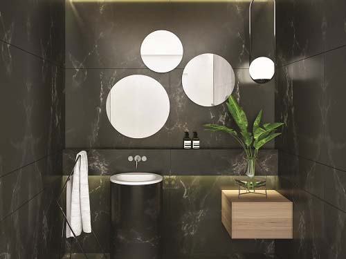 Bayou Round Non-Illuminated Mirror 40cm Diameter