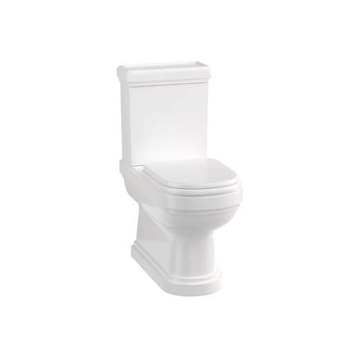 Riviera Close Coupled Pan Closed Back - White 6