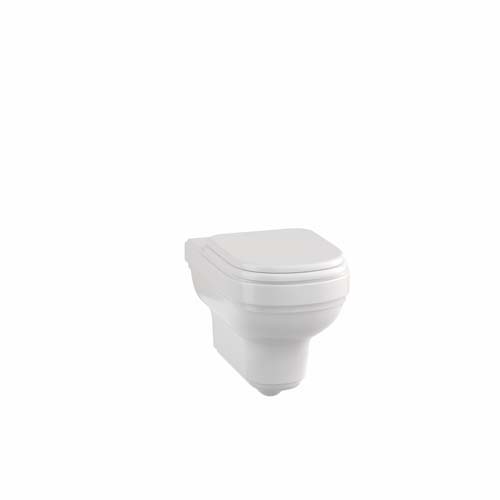 Riviera Wall Hung Pan - White