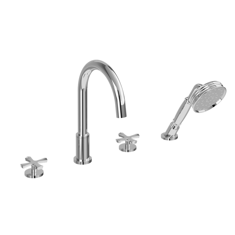 Burlington 4 Hole Bath Shower Mixer