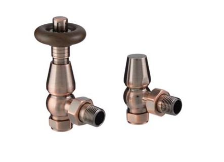 Redroom Angled Classic Thermostatic Valve - Copper