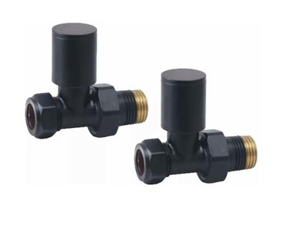 Bayou Straight Round Valve Pack - Black