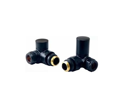 Bayou Corner Round Valve Pack - Black