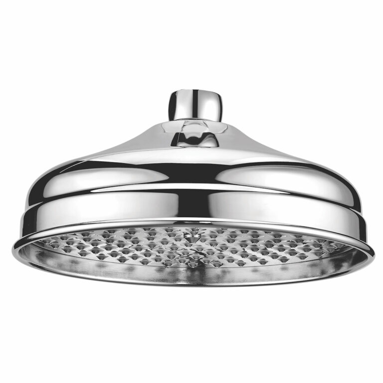 Bayou Traditional Shower Head 200mm - Chrome