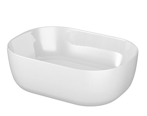 Bayou Sonata Worktop Bowl 455 x 32cm - White