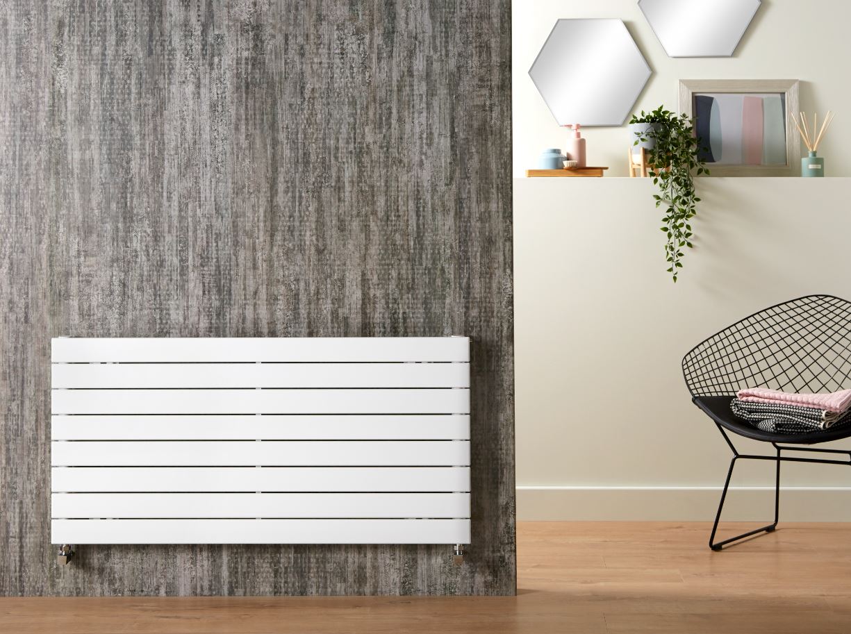 Bayou Supernovar Horizontal Height 592mm Width 1000mm 1069 Watts / 3647 Btu - White