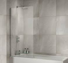 Bayou Square Bath Screen 800 x 1500mm 780-800mm - Chrome