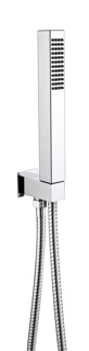 Bayou Square Shower Handset Wall Bracket - Chrome