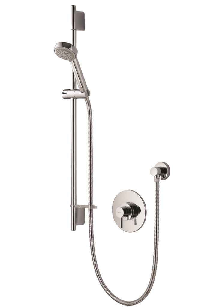 Aqualisa Siren Concealed Mixer Shower with Adjustable Head - Chrome