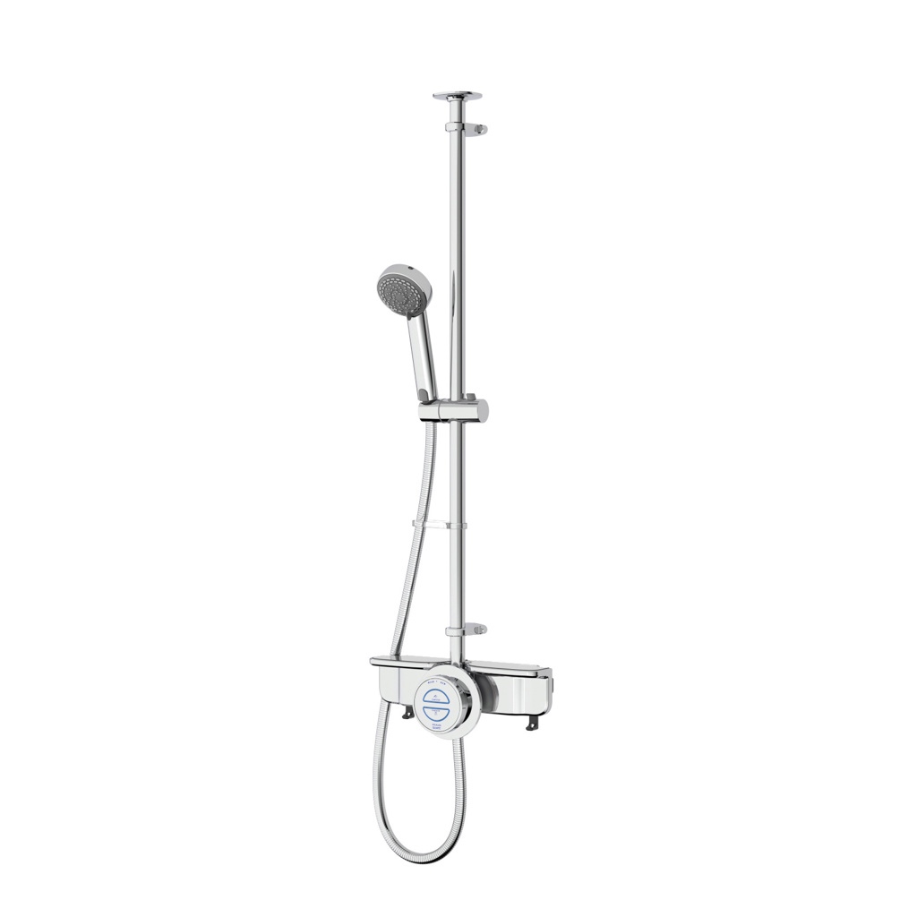 Aqualisa Quartz Classic Smart Exposed Retrofit Shower with Adjustable Head - Chrome 3