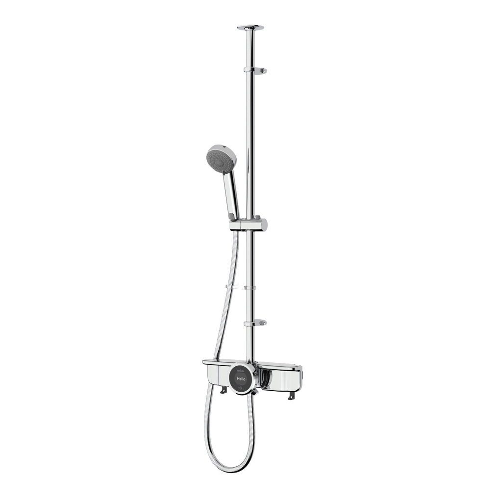 Aqualisa Quartz Touch Smart Exposed Retrofit Shower with Adjustable Head - Chrome 4