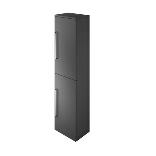Bayou Scene Tall Unit Left Hand Hinge - Gloss Charcoal
