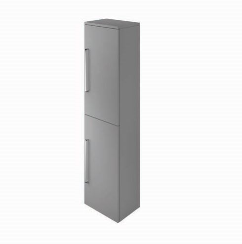 Bayou Scene Tall Unit Right Hand Hinge - Gloss Ash Grey