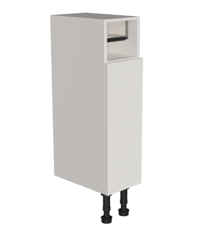 Zaneti Origin 200 Standard Depth Toilet Roll Cupboard Inc. Holder - White