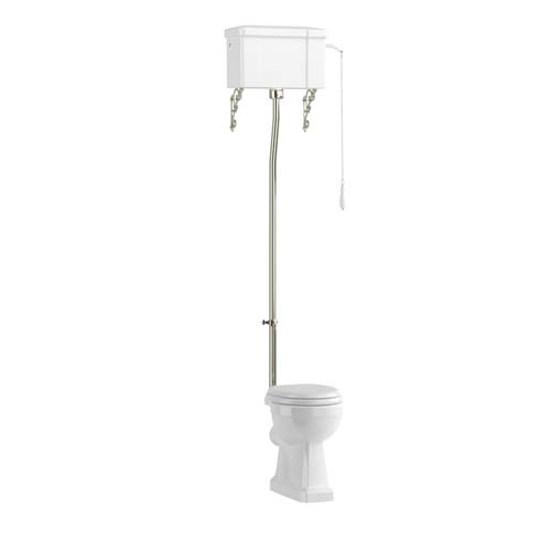Burlington High Level Wc Kit - Nickel 11