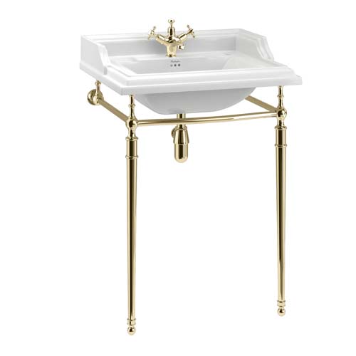 Burlington Curved Basin Stand - Gold