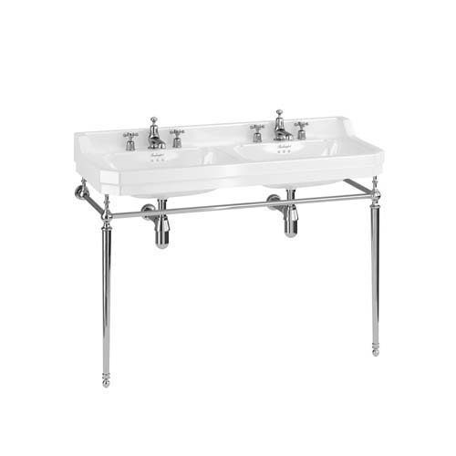 Burlington Edwardian Washstand For 120cm Basin - Chrome