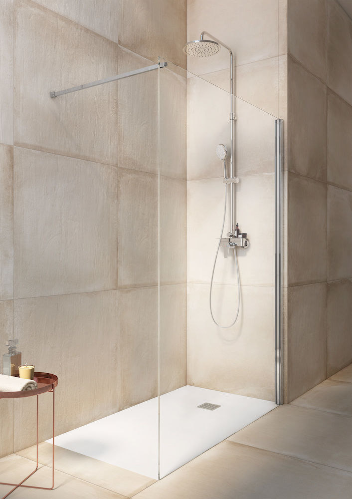Roca Terran-N Stonex 1800 x 900 x 32mm Shower Tray - Pearl
