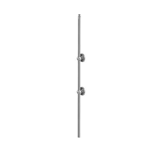 Burlington Eden Thermostatic Exposed Shower Bar Valve Single Outlet with Rigid Riser and Swivel Shower Arm