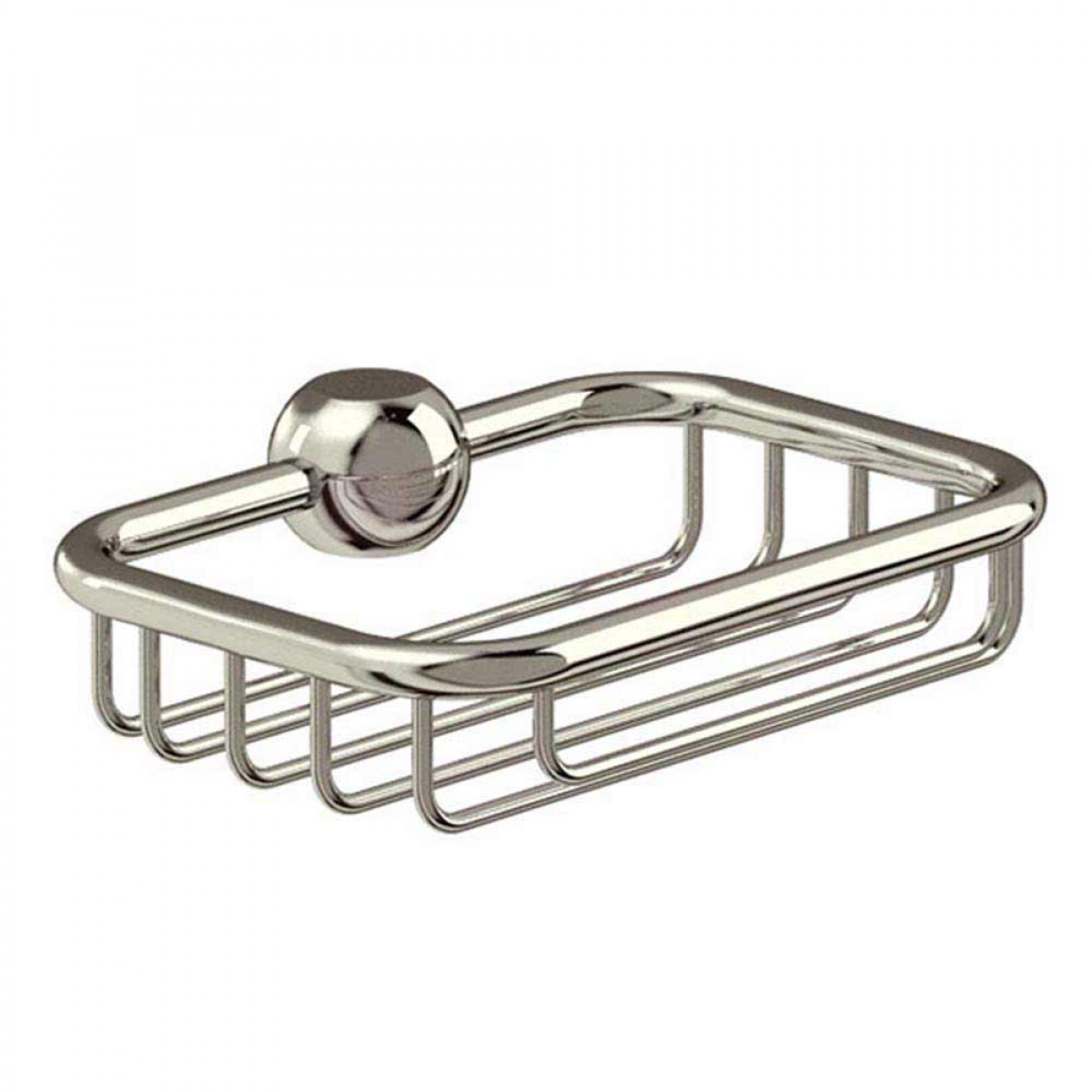 Burlington Soap Basket For Vertical Riser - Nickel