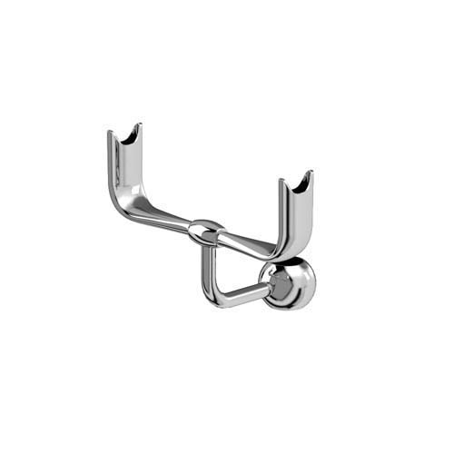 Burlington Cradle For Vertical Riser - Chrome