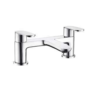 Bayou Vital Deck Mounted Bath Filler - Chrome