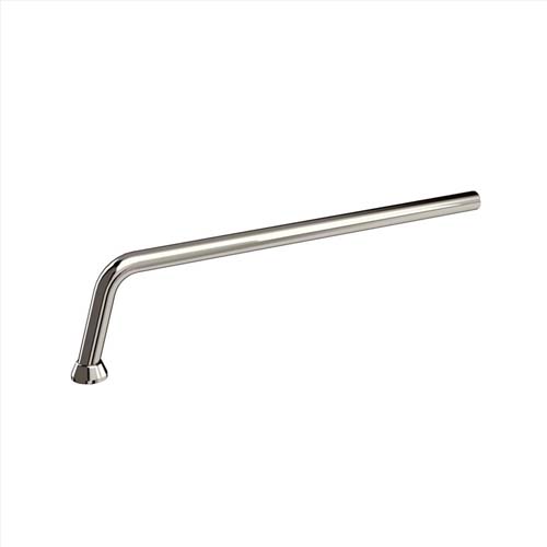 Burlington Exposed P Trap Connection Pipe 80cm - Nickel