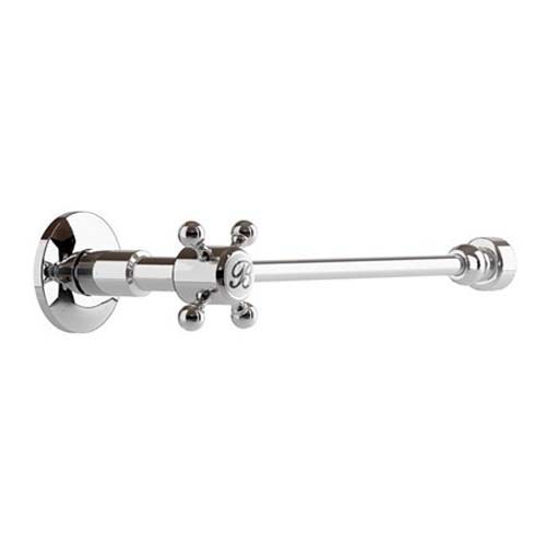 Burlington Wc Accessories Cistern Tank On/Off Valve Cistern Tank On/Off Valve - Chrome / White