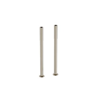 Burlington Decorative pipe shrouds (under rim) pair - Brushed Nickel